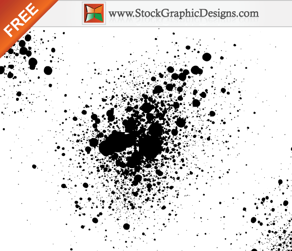 Paint Splatter Vector Art Free