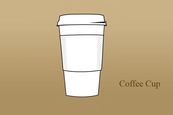 Paper Coffee Cup Vector