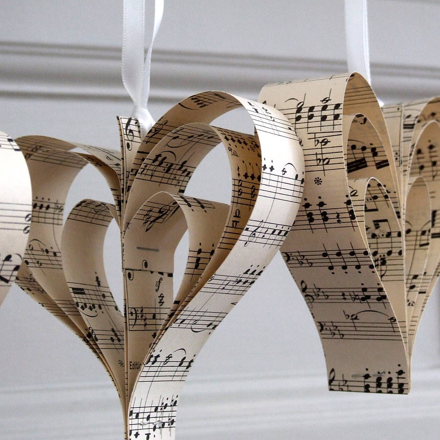 Paper Heart Decorations