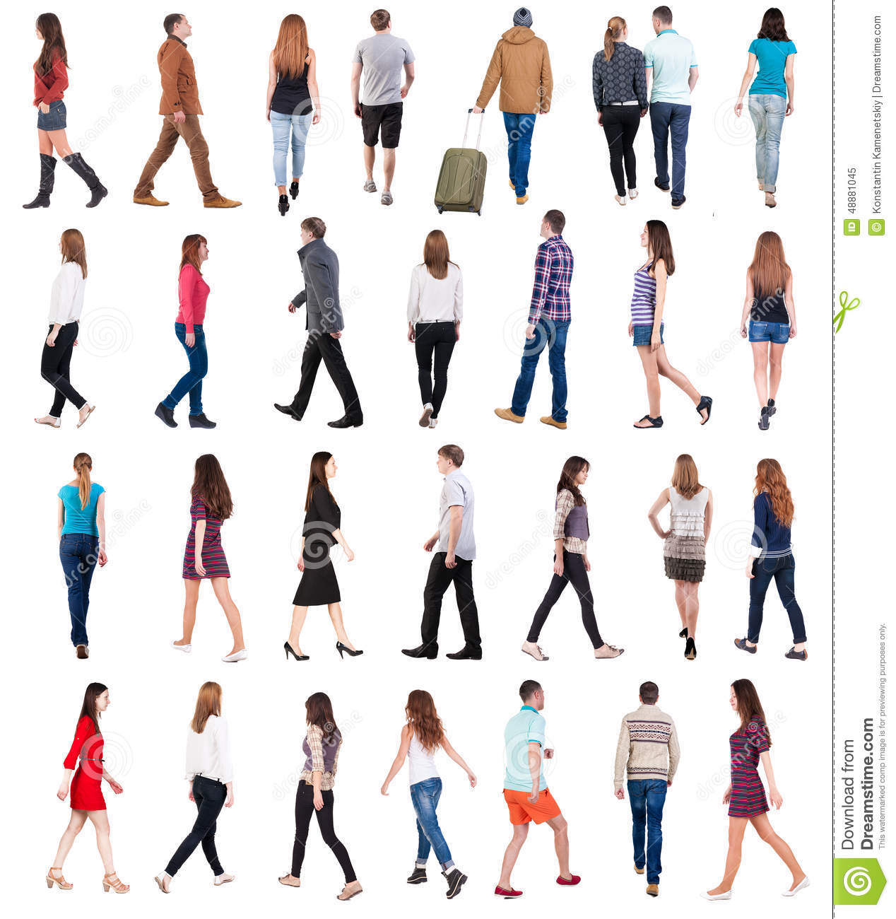 People Walking Photoshop