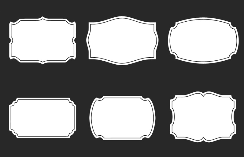 Photoshop Badge Shapes