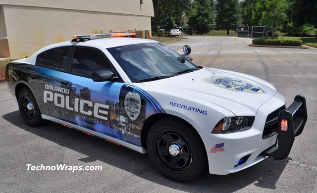 Police Car Graphic Wraps