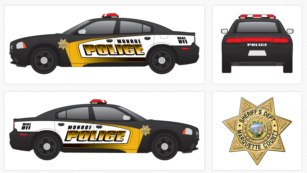 Police Vehicle Graphic Decal Kit Police Vehicle Graphic Decal Kit