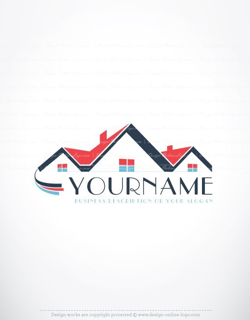 Real Estate House Logo Design