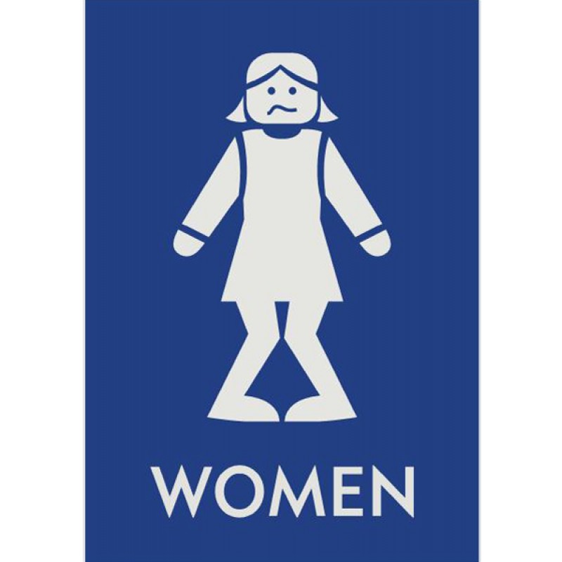 Restroom Women Bathroom Signs
