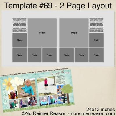 Scrapbook Page Layout Templates