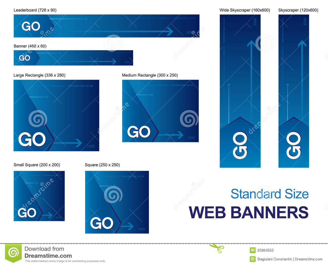 Standard Web Banner Sizes