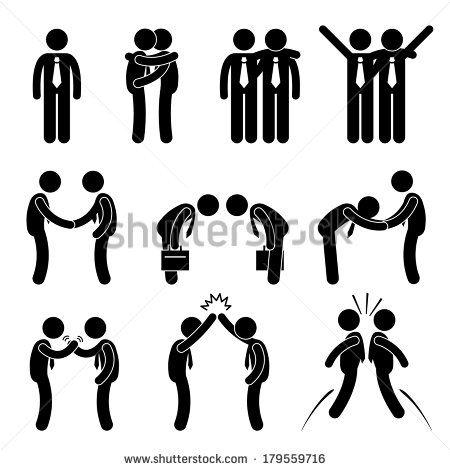 Stick Figure Icons Business Stick Figure Icons Business