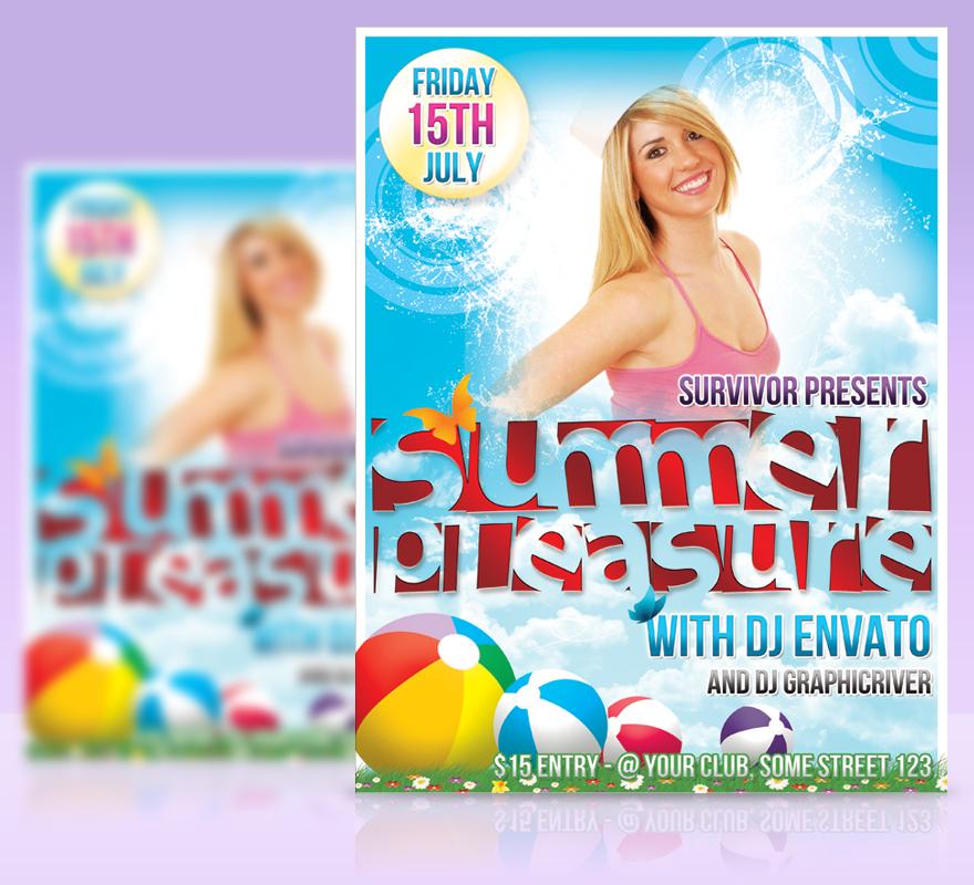 Summer Party Flyer Template