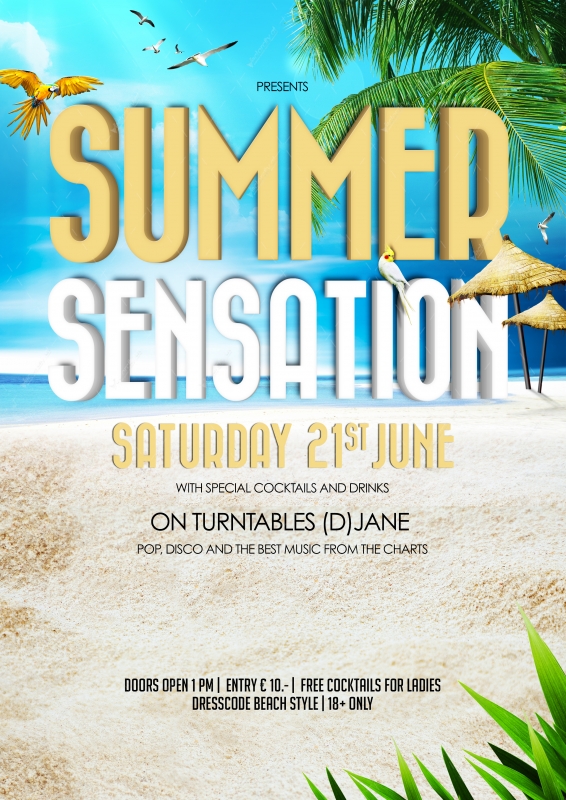 Summer Party Flyer Template