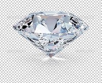 Diamond with Transparent