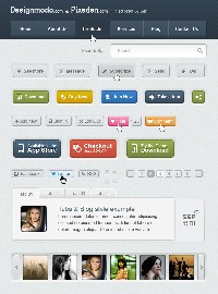 Web UI Elements PSD
