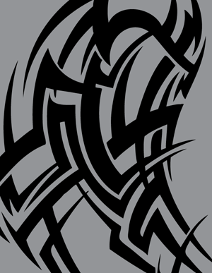 Tribal Pinstripe Designs Vector