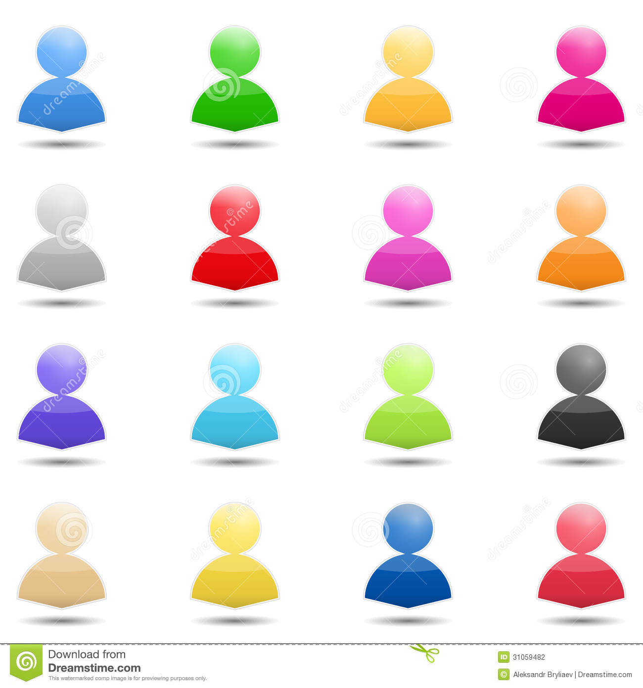 User Icons Color User Icons Color
