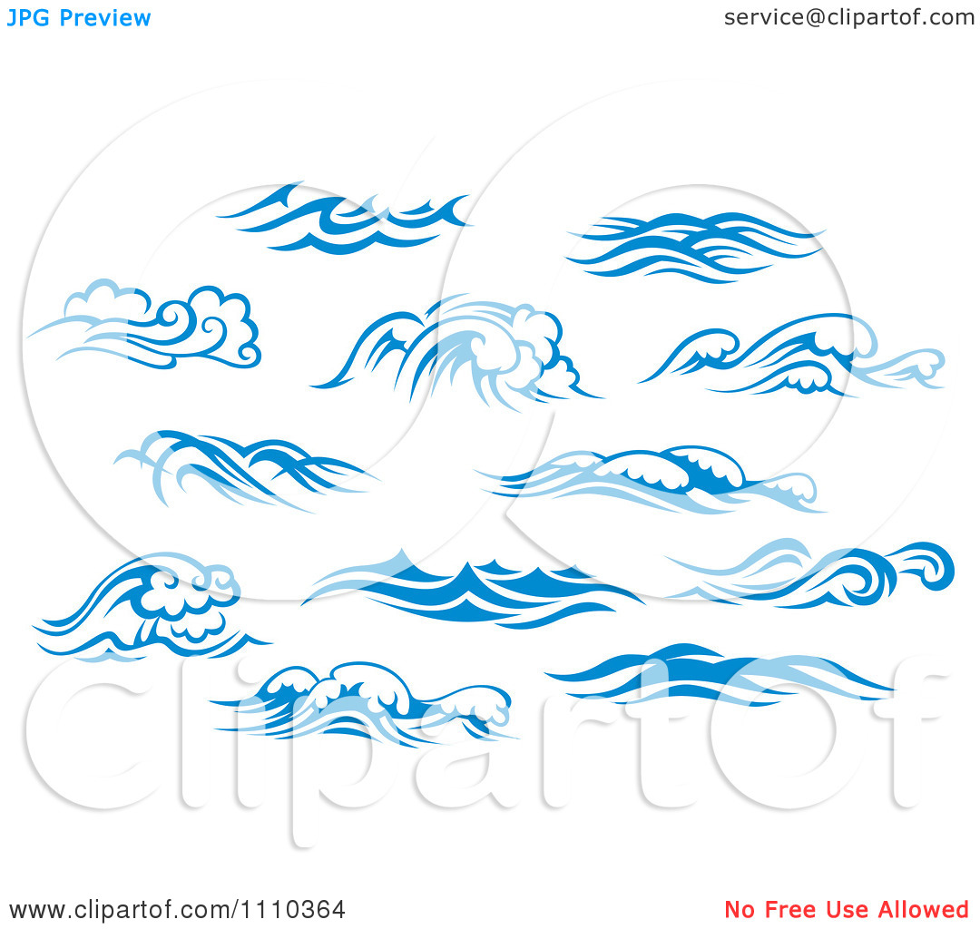 Vector Ocean Wave Clip Art