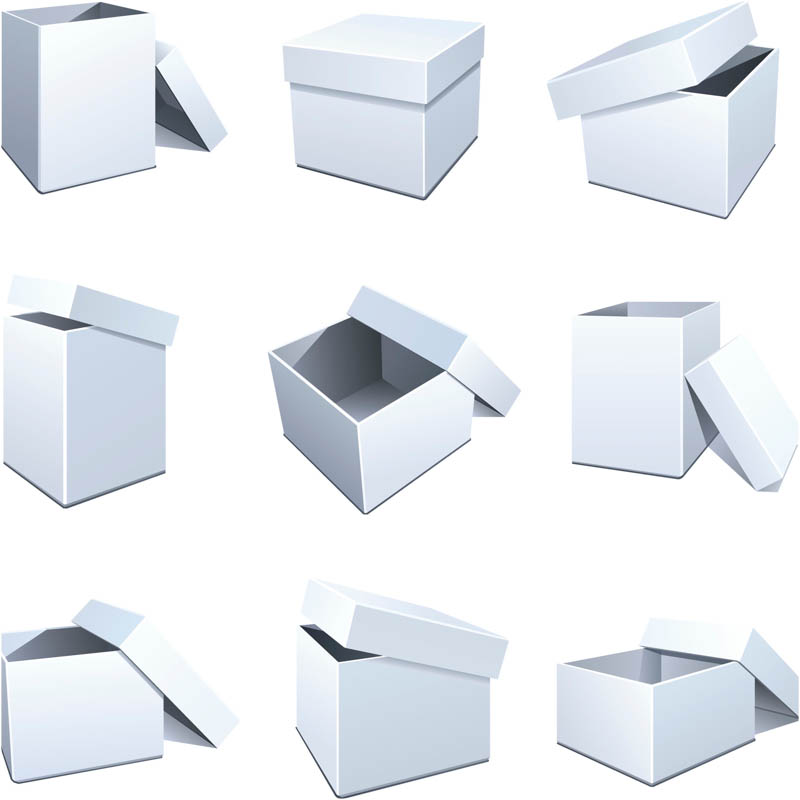 11 For Box Templates Vector Images