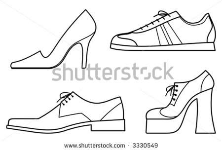 Vector Running Shoe Template