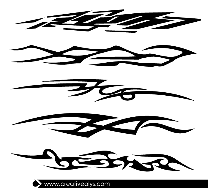 Vector Tribal Tattoo Designs