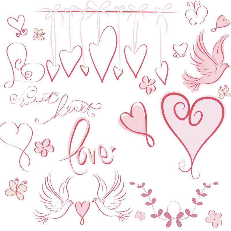 Vector Valentine's Day Designs