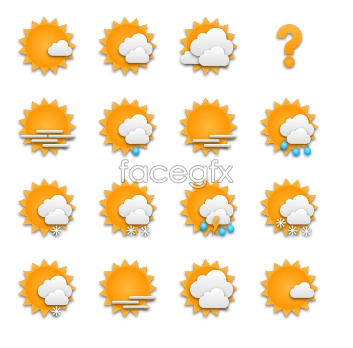 Weather Forecast Icons