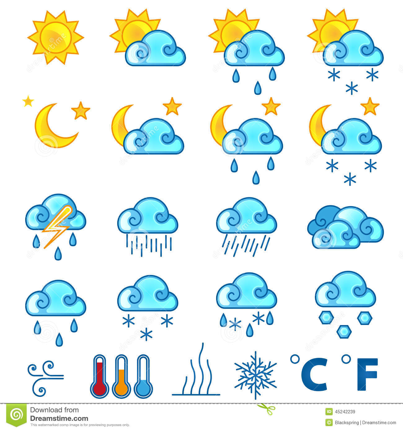 Weather Forecast Icons