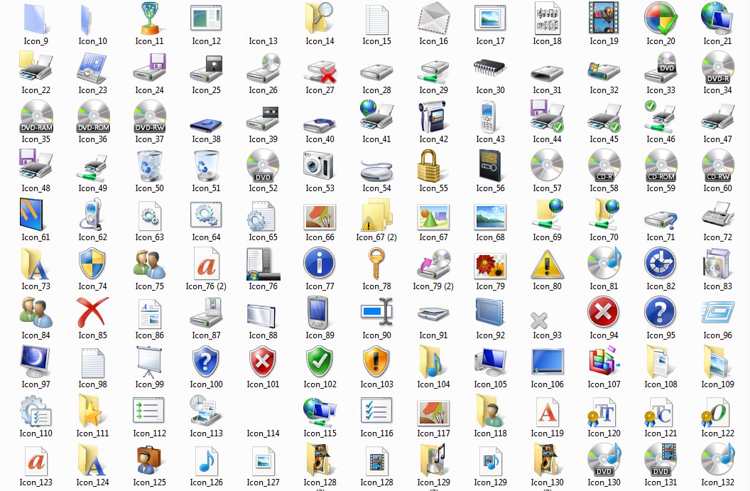 Windows 7 Default Icon Pack Windows 7 Default Icon Pack