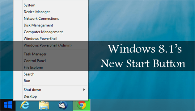 Windows 8.1 Start Button
