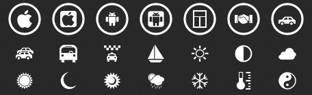 Windows Phone App Bar Icons