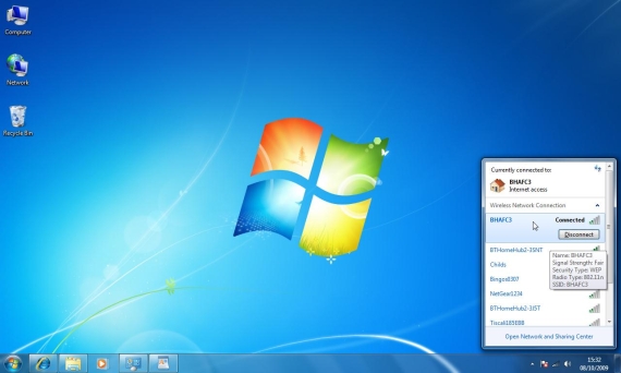 Wireless Network Icon Windows 7