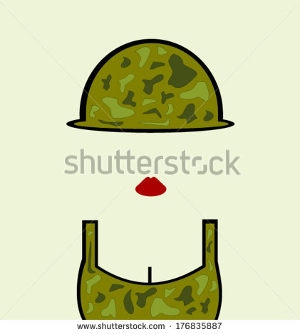 Women Wearing Military Hat