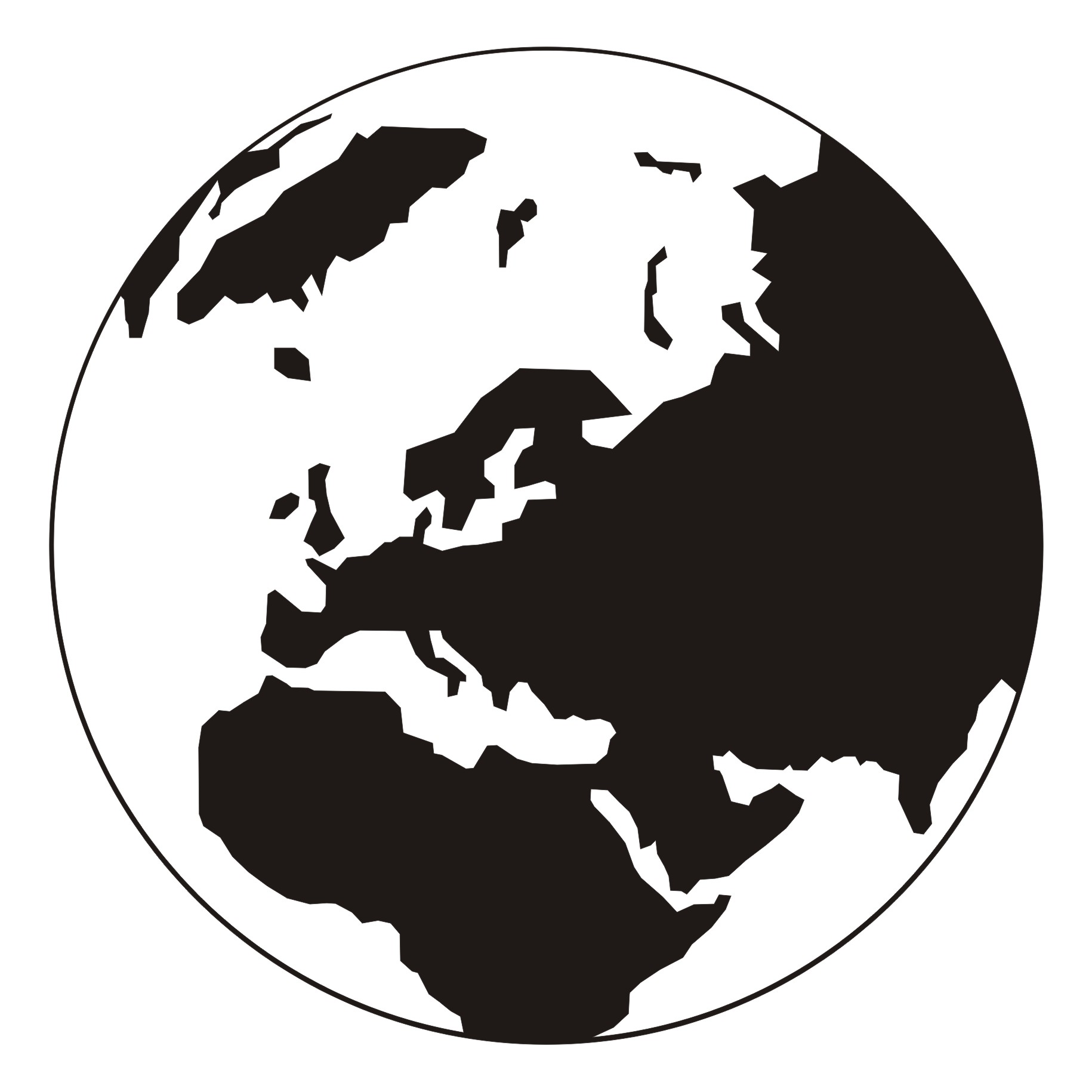 World Globe Vector Free