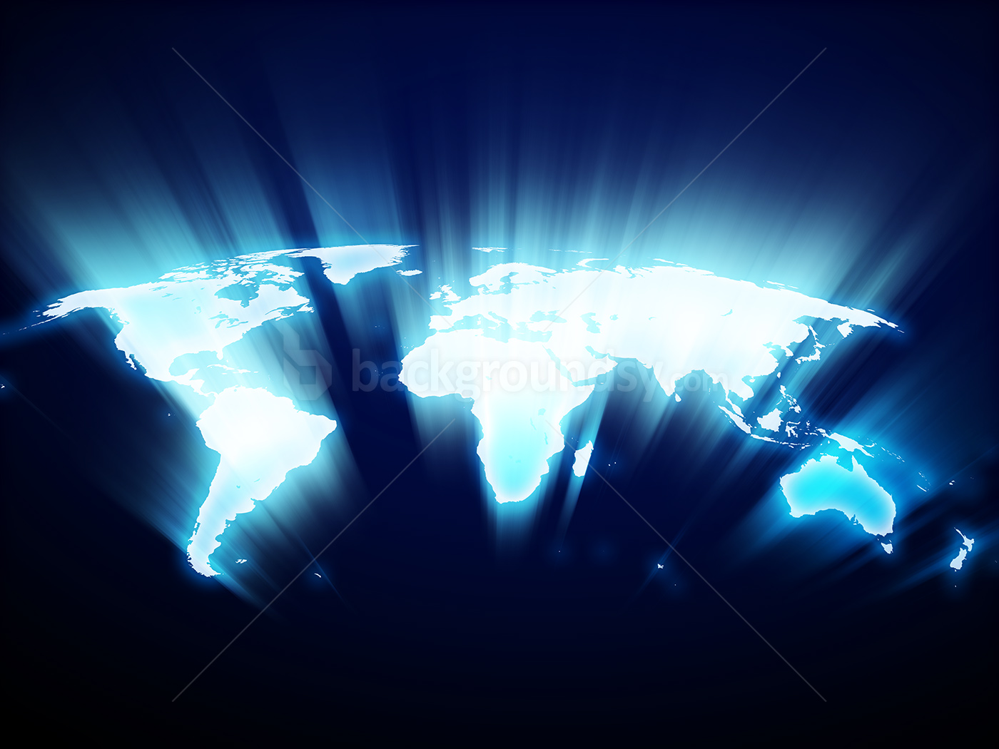 World Map Transparent Background