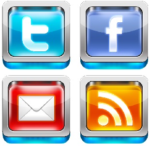 3D Social Media Icons 3D Social Media Icons