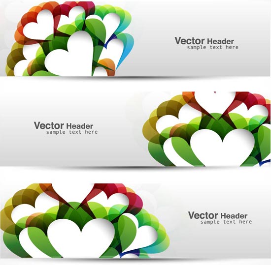 Abstract Banners Vector