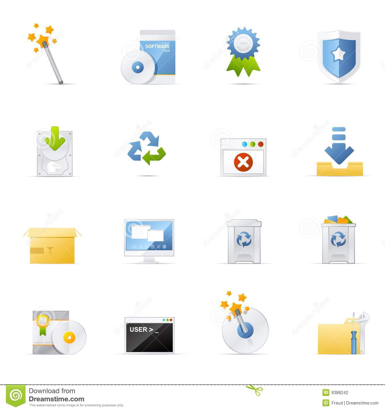 And Application Software Icons