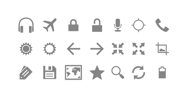 Android Action Bar Icons