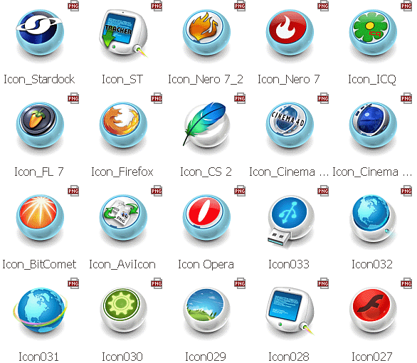 Application Software Icons