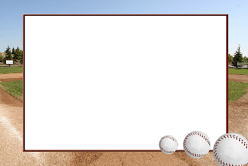 Baseball Borders Clip Art