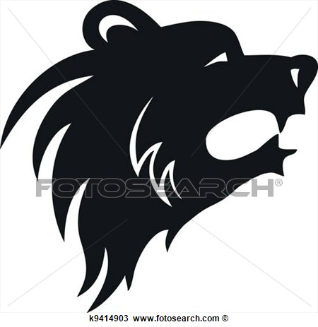 Bear Head Vector