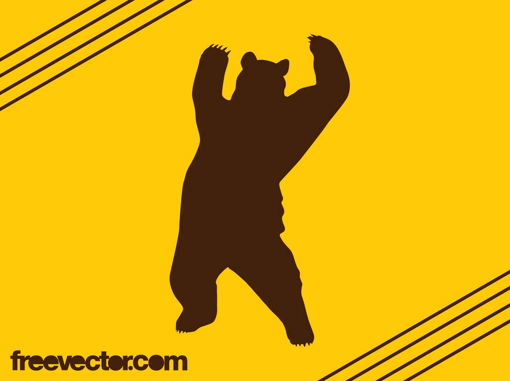 Bear Silhouette Vector