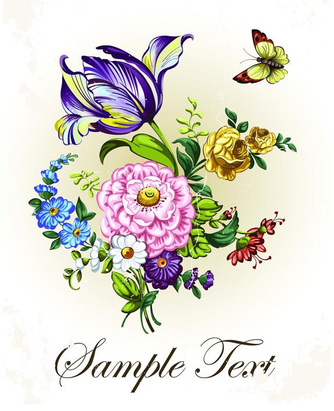 Beautiful Flowers with Butterflies Beautiful Flowers with Butterflies