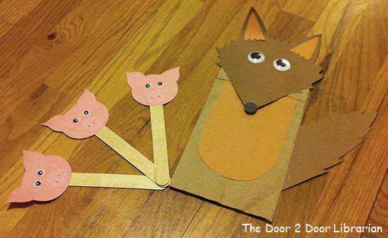 Big Bad Wolf Paper Bag Puppet