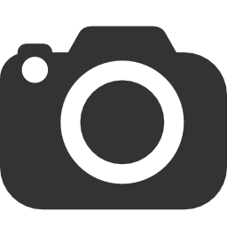 Black and White Camera Icon
