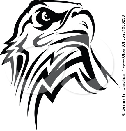 Black and White Eagle Logo