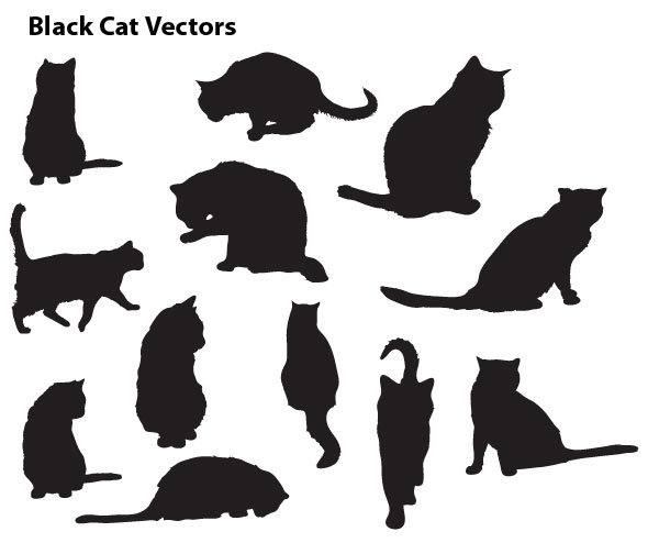 Black Cat Clip Art Free