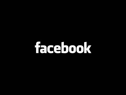 Black Facebook Logo Vector