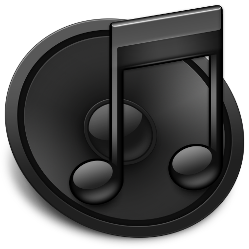 Black iTunes Icon