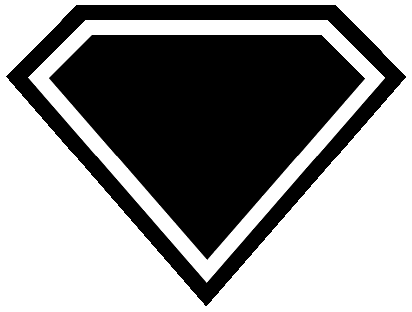 Blank Superman Logo Template