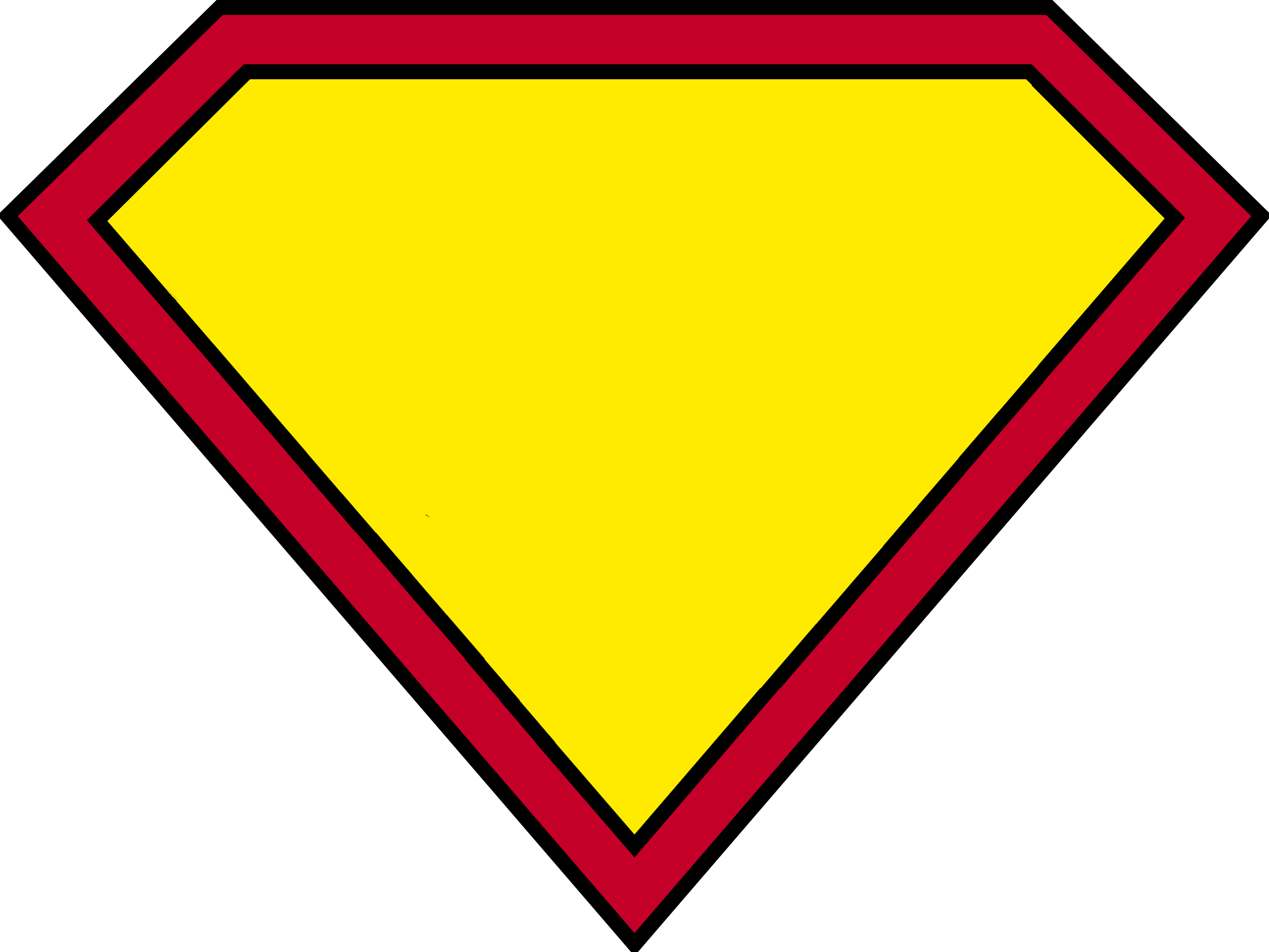 Blank Superman Logo