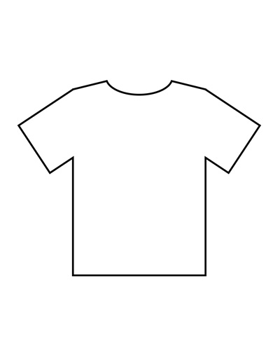 Blank T-Shirt Template